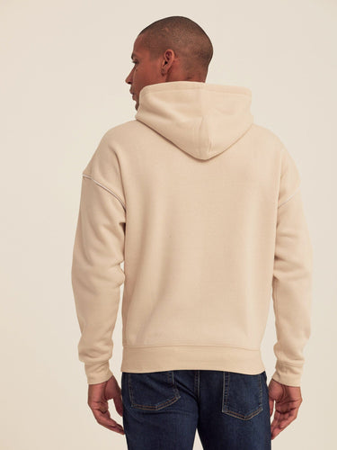 Marcel Triblend Fleece Contrast Piping Pullover Hoodie Mens Outerwear Sweatshirt Threads 4 Thought
