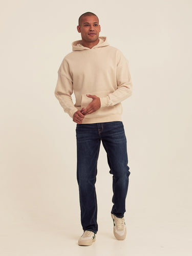 Marcel Triblend Fleece Contrast Piping Pullover Hoodie Mens Outerwear Sweatshirt Threads 4 Thought