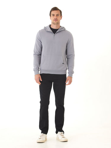 Colton Modal Fleece Half Zip Hoodie Threads 4 Thought