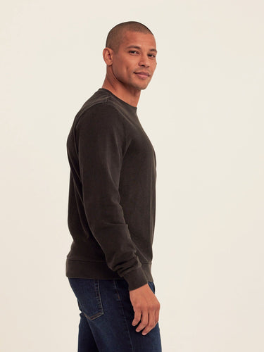 Corey Denim Terry Crew Sweatshirt Threads 4 Thought