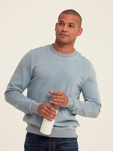 Corey Denim Terry Crew Sweatshirt Threads 4 Thought