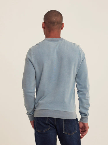 Corey Denim Terry Crew Sweatshirt Threads 4 Thought