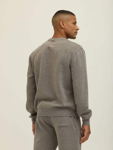 Dallas Triblend Fleece Relaxed Crew Pullover Mens Outerwear Sweatshirt Threads 4 Thought