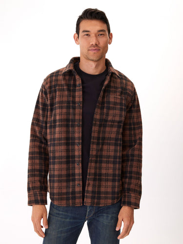 Printed Fleece Shirt Mens Tops Tshirt Long Threads 4 Thought