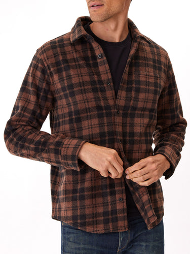 Printed Fleece Shirt Mens Tops Tshirt Long Threads 4 Thought