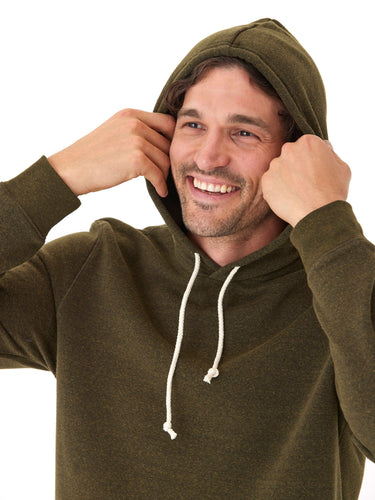 Triblend Pullover Hoodie Mens Outerwear Sweatshirt Threads 4 Thought