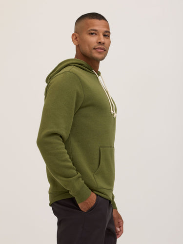 Men's Core Triblend Fleece Pullover Hoodie Mens Outerwear Sweatshirt Threads 4 Thought