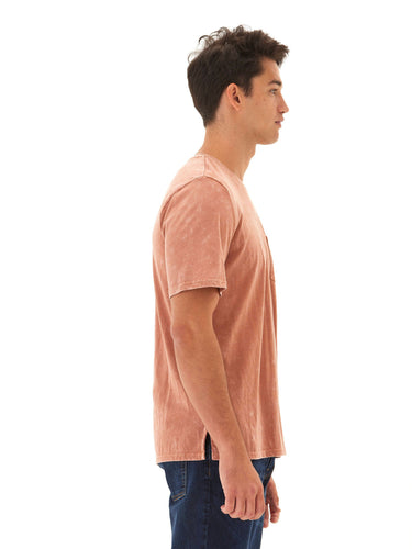 Skipper Mineral Wash Tee Mens Tops Tshirt Short Threads 4 Thought