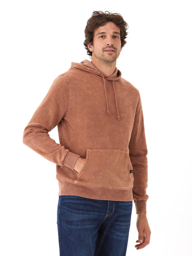 Mineral Wash Pullover Fleece Hoodie Mens Outerwear Sweatshirt Threads 4 Thought