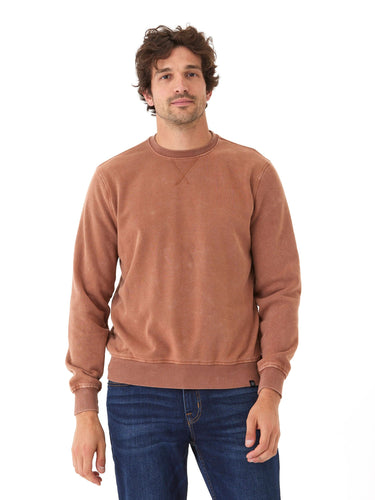 Mineral Wash Fleece Crew Mens Outerwear Sweatshirt Threads 4 Thought