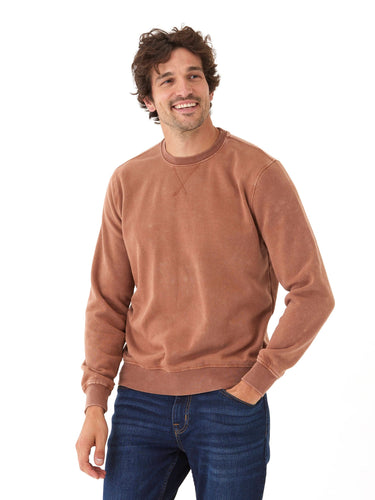 Mineral Wash Fleece Crew Mens Outerwear Sweatshirt Threads 4 Thought