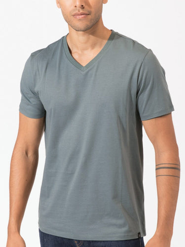 Men's Invincible Short Sleeve V-Neck Mens Tops Tshirt Short Threads 4 Thought