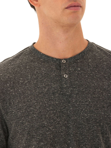 Baseline Short Sleeve Triblend Henley Mens Tops Tshirt Short Henley Threads 4 Thought