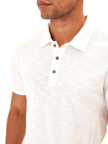 Slub Jersey Polo Mens Tops Tshirt Short Threads 4 Thought