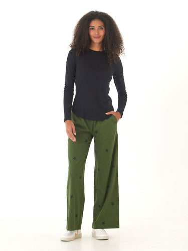 Torri Feather Rib Long Sleeve Crew Tee Threads 4 Thought