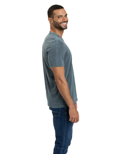 Mineral Wash Jersey V-Neck Tee Mens Tops Tshirt Short Threads 4 Thought