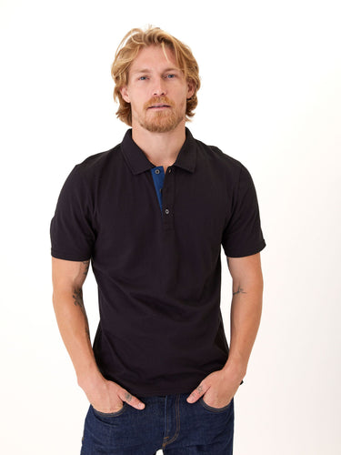 Ashton Classic Jersey Contrast Polo Mens Tops Tshirt Short Threads 4 Thought