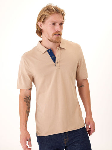 Ashton Classic Jersey Contrast Polo Mens Tops Tshirt Short Threads 4 Thought