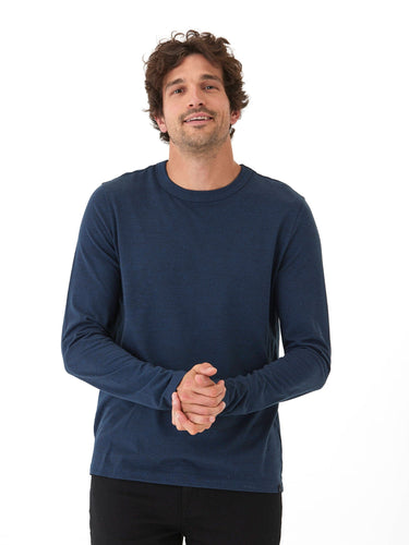 Tucker Triblend Long Sleeve Crew Mens Tops Tshirt Long Threads 4 Thought