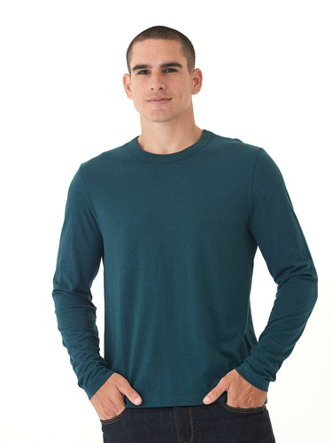 Tucker Triblend Long Sleeve Crew Threads 4 Thought
