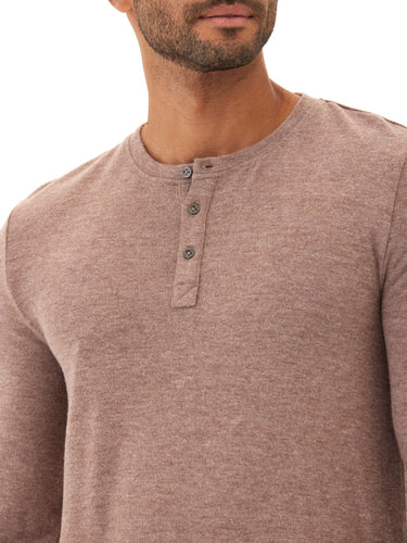 Elias Sweater Knit Long Sleeve Henley Mens Outerwear Sweater Threads 4 Thought