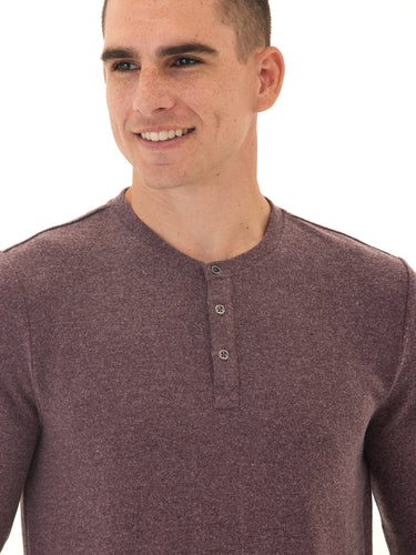 Elias Sweater Knit Long Sleeve Henley Mens Outerwear Sweater Threads 4 Thought