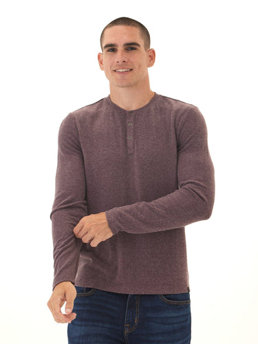 Elias Sweater Knit Long Sleeve Henley Mens Outerwear Sweater Threads 4 Thought