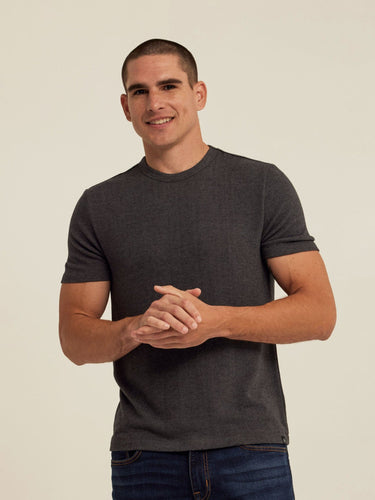 Gil Sweater Knit Short Sleeve Tee Threads 4 Thought