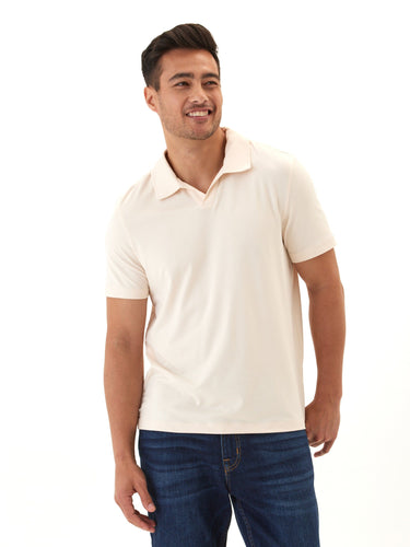 Jared Luxe Jersey Short Sleeve Polo Mens Tops Tshirt Short Polo Threads 4 Thought