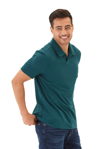 Jared Luxe Jersey Short Sleeve Polo Mens Tops Tshirt Short Polo Threads 4 Thought