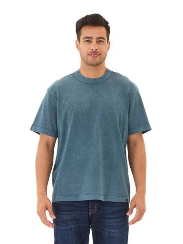 Johnny Relaxed Fit Heavyweight Mineral Wash Jersey Tee Mens Tops Tshirt Short Threads 4 Thought