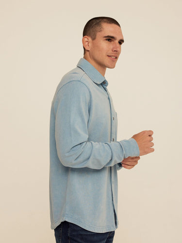 Dorian Mineral Wash Mediumweight Jersey Button-Down Threads 4 Thought