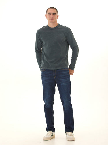 Johnny Relaxed Fit Mineral Wash Mediumweight Jersey Long Sleeve Tee Threads 4 Thought