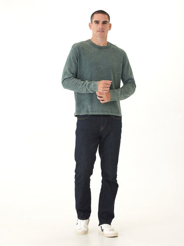 Johnny Relaxed Fit Mineral Wash Mediumweight Jersey Long Sleeve Tee Threads 4 Thought