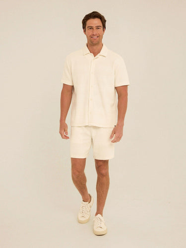 Wayne Jacquard Stripe Knit Short Mens Bottoms Short Threads 4 Thought
