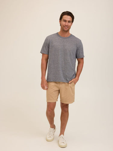 Johnny Light Fleck Jersey Relaxed Crew Tee Threads 4 Thought
