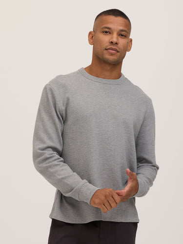 Dawson Eco Ottoman Relaxed Long Sleeve Mens Tops Tshirt Long Threads 4 Thought