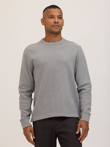 Dawson Eco Ottoman Relaxed Long Sleeve Mens Tops Tshirt Long Threads 4 Thought