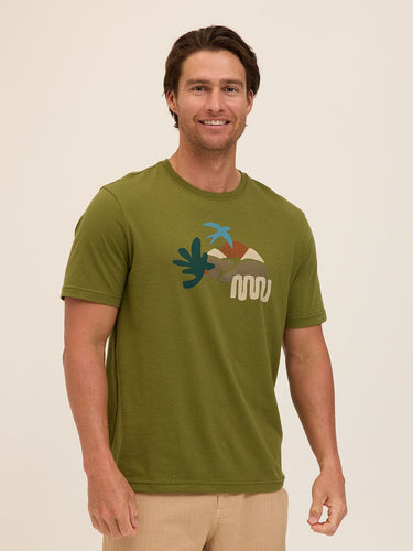 Soft Wash Graphic Tee Mens Tops Tshirt Short Threads 4 Thought