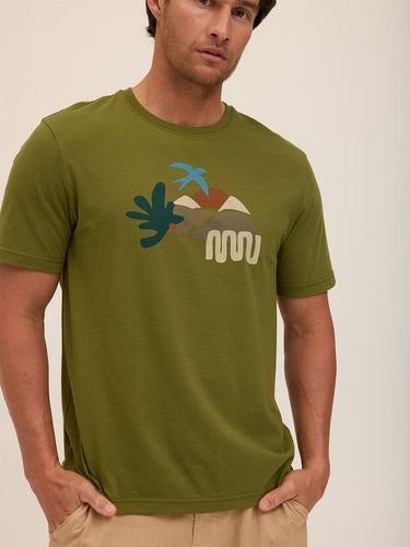 Soft Wash Graphic Tee Mens Tops Tshirt Short Threads 4 Thought