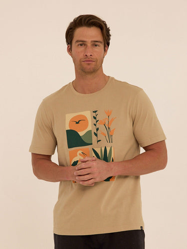 Soft Wash Graphic Tee Mens Tops Tshirt Short Threads 4 Thought