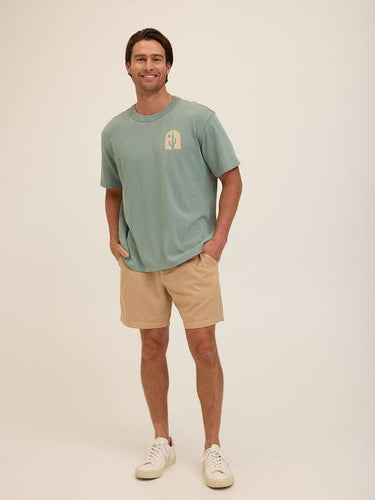 Lone Cactus Graphic Mineral Wash Jersey Relaxed Tee Threads 4 Thought