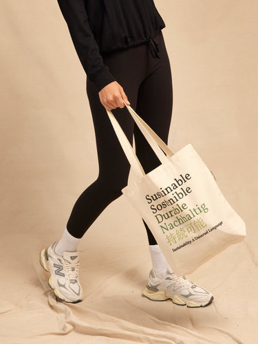 Sustainability: A Universal Language Tote Accessories Tote Threads 4 Thought