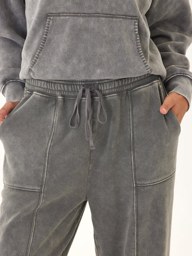 Lottie Mineral Wash CVC Fleece Jogger Threads 4 Thought
