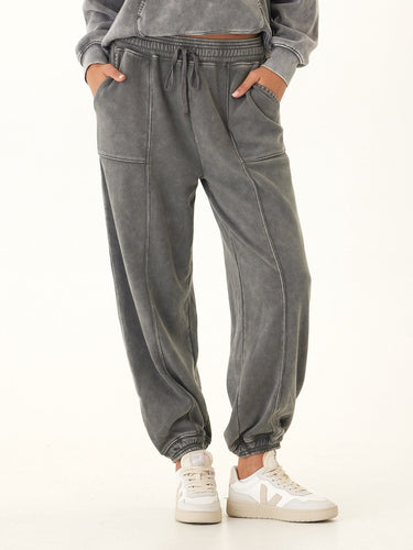 Lottie Mineral Wash CVC Fleece Jogger Threads 4 Thought