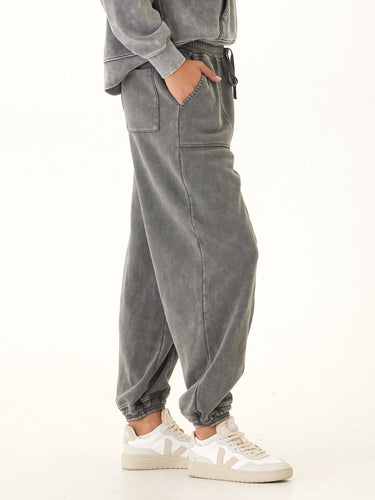 Lottie Mineral Wash CVC Fleece Jogger Threads 4 Thought