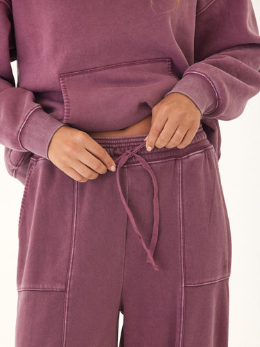 Lottie Mineral Wash CVC Fleece Jogger Threads 4 Thought