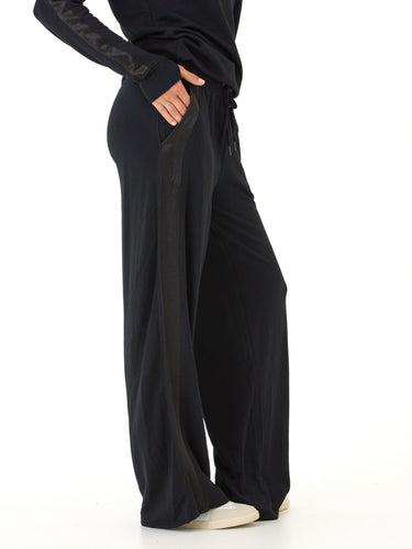 Diane Feather Fleece Satin Trim Detail Pant Threads 4 Thought