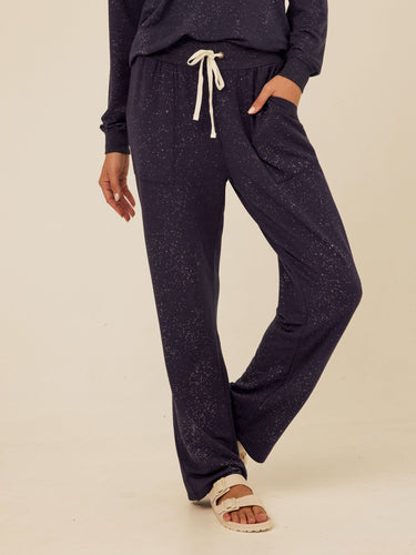 Theresa Spray Wash Modal Terry Straight Leg Pant Womens Bottoms Sweatpants Threads 4 Thought