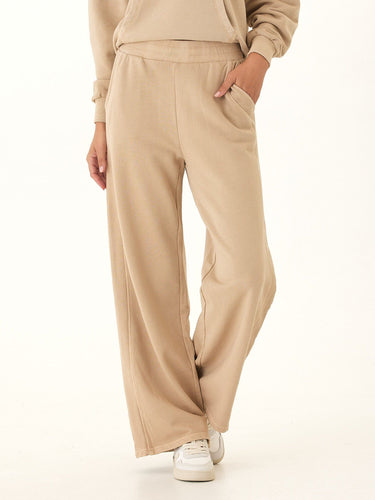 Esmeralda Mineral Wash Cotton Terry Wide Leg Pant Womens Bottoms Sweatpants Threads 4 Thought